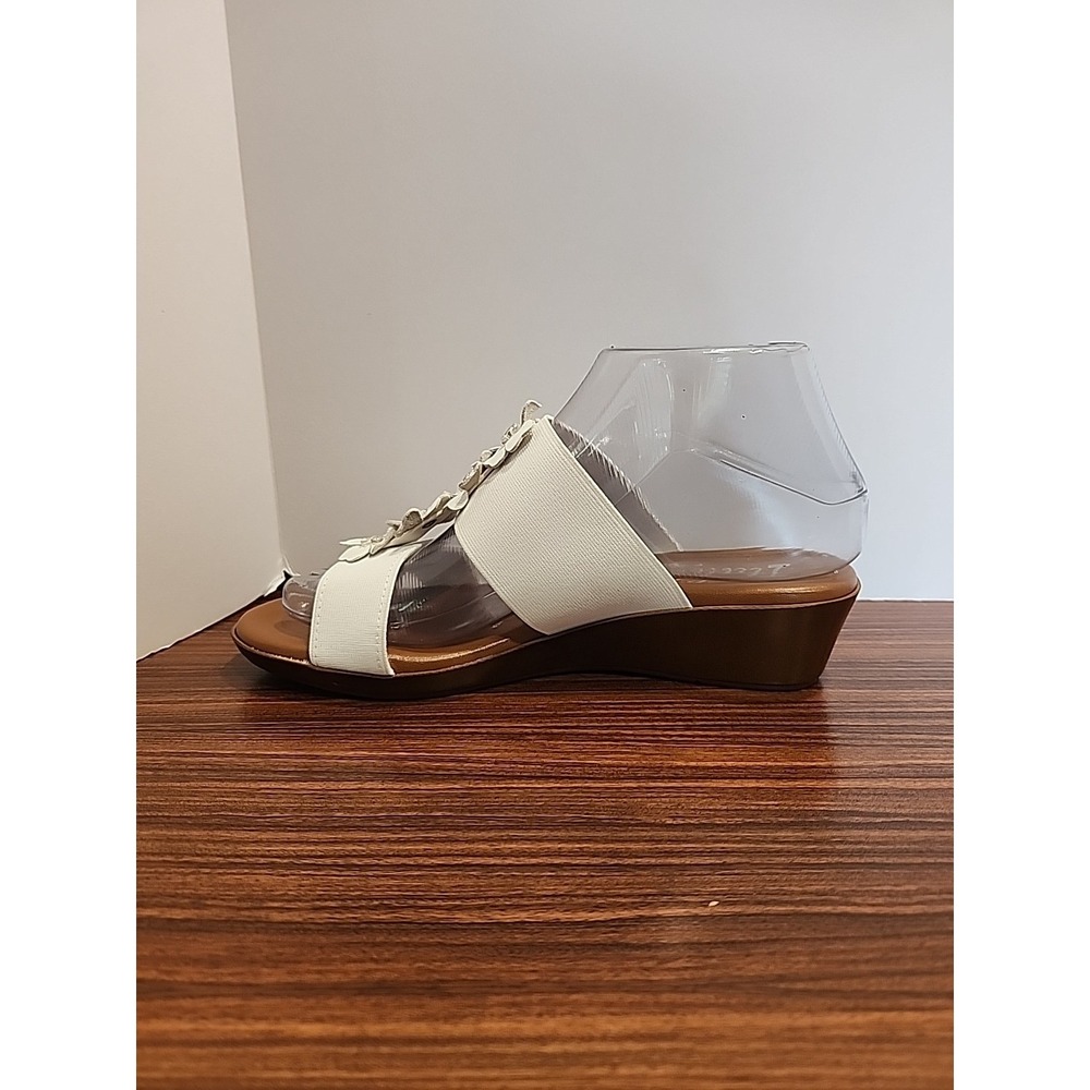 Italiana By Italian Shoemakers‎ Sz 6 Is Jessa  Women's Wedge Sandals Crystals - Picture 3 of 8